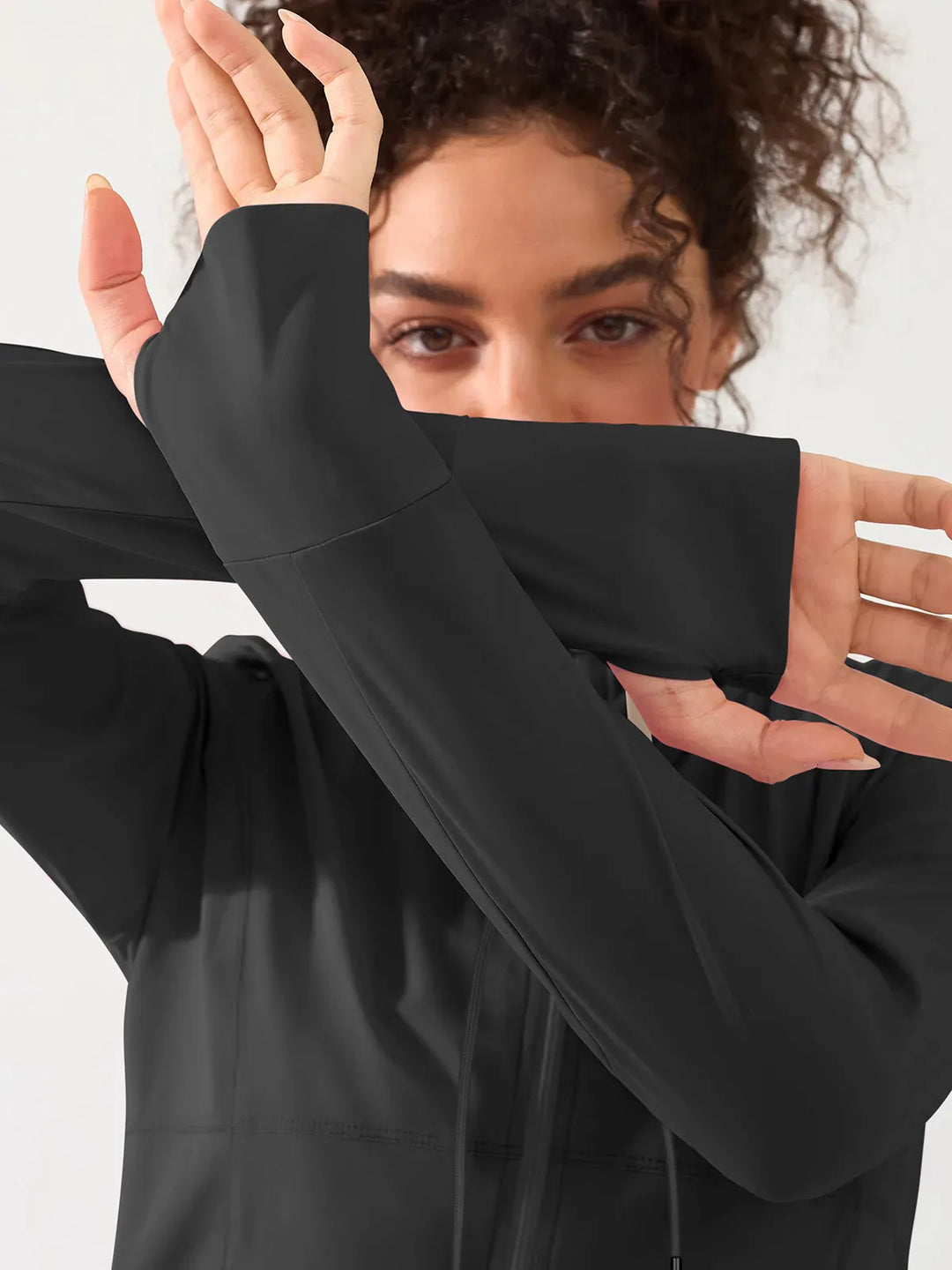 A model wearing a BRXL® Lightweight UV Protection Summer Jacket in