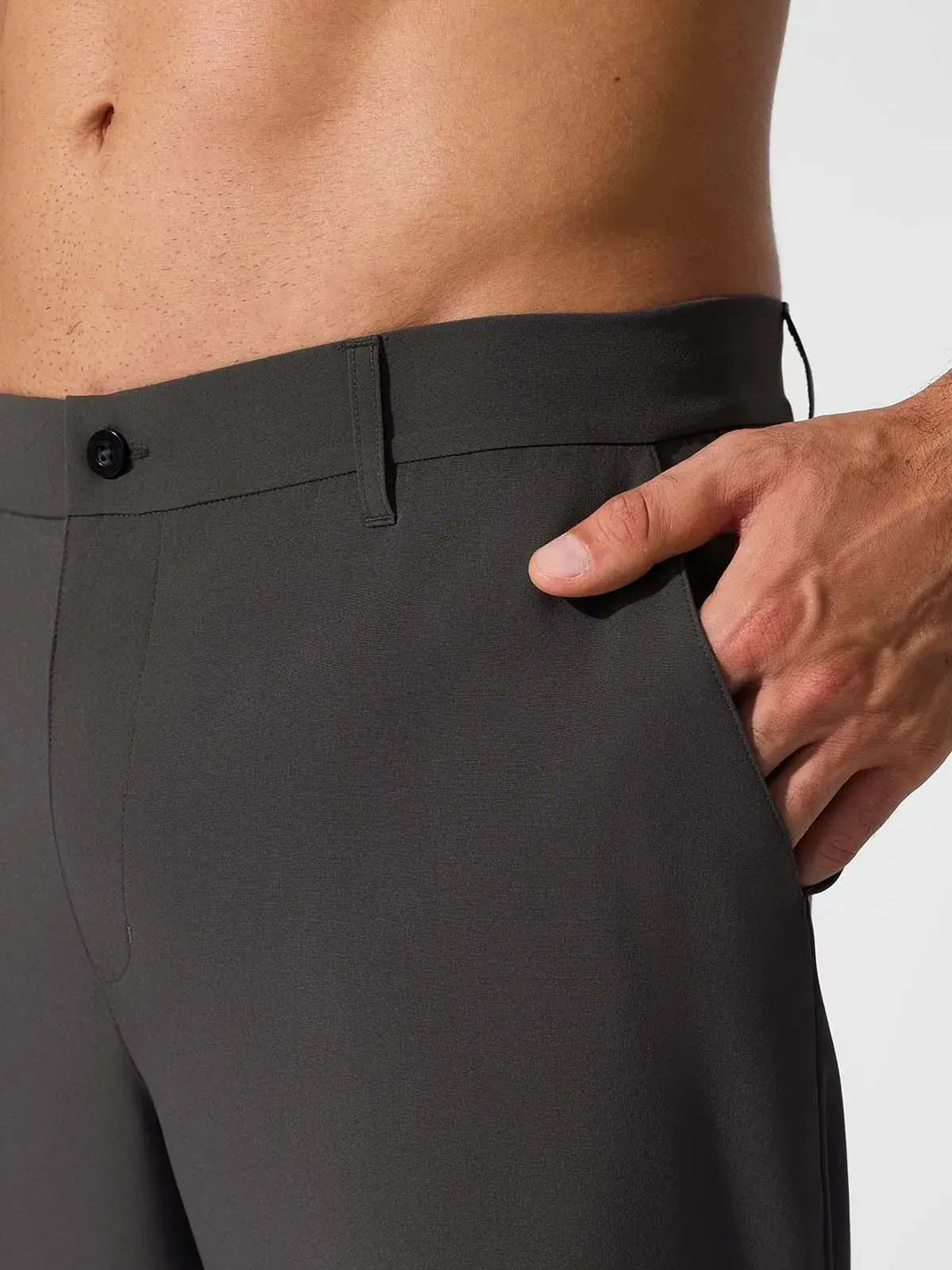 A model wearing a BRXL® Men’s Straight Leg Golf Pants in