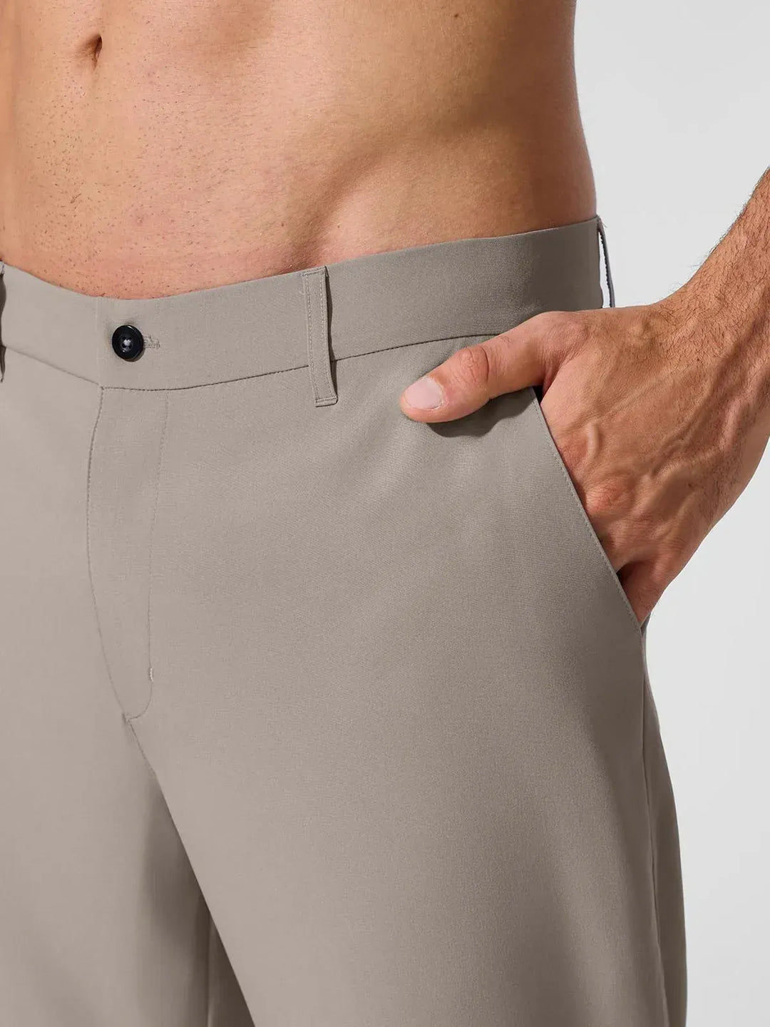 A model wearing a BRXL® Men’s Straight Leg Golf Pants in