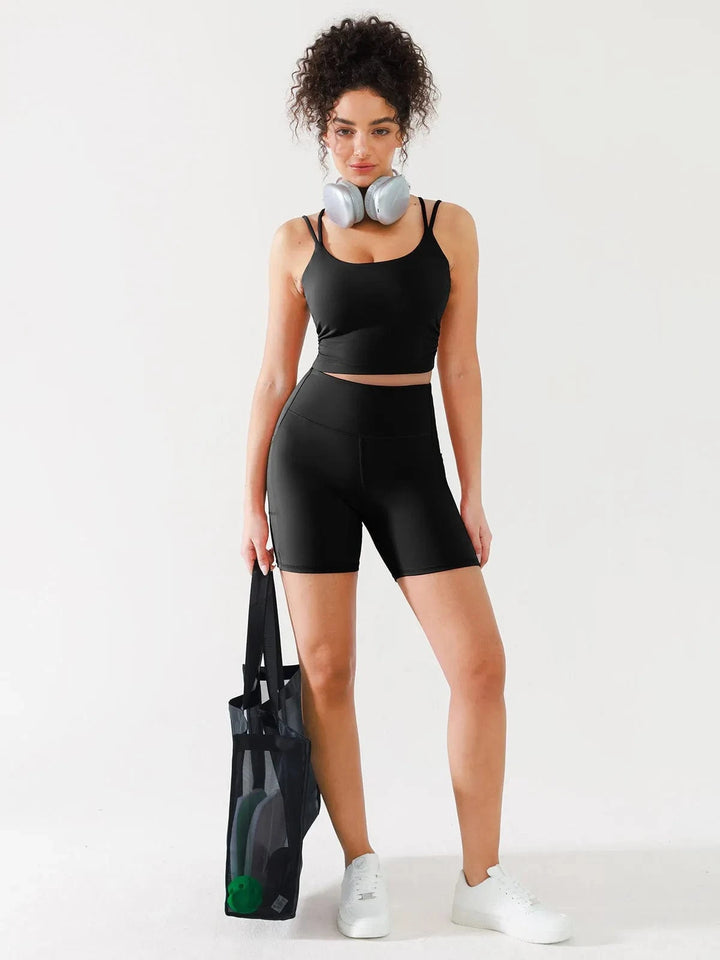 BRXL® Open Back Strappy Criss Cross Sports Bra