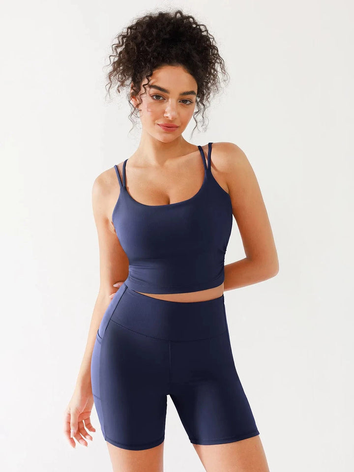 BRXL® Open Back Strappy Criss Cross Sports Bra