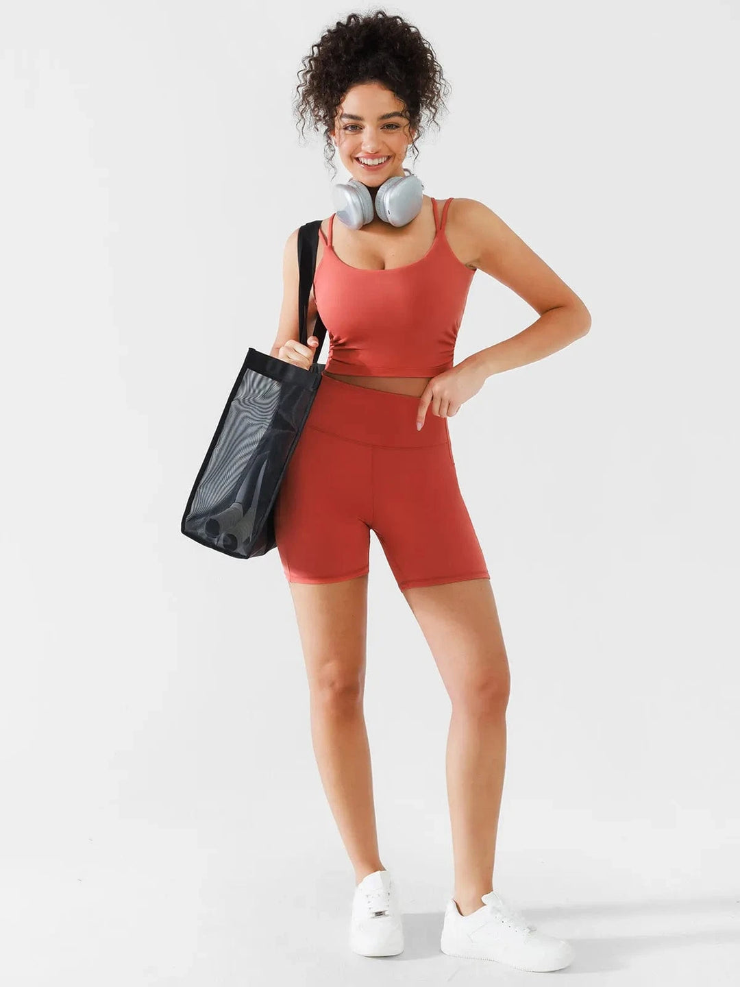 BRXL® Open Back Strappy Criss Cross Sports Bra