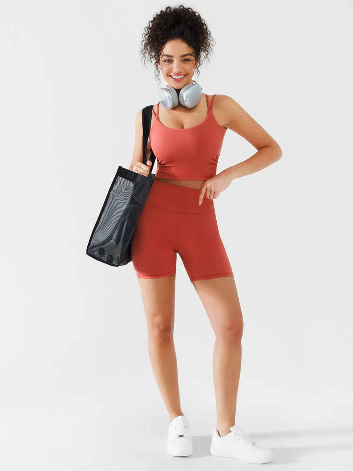 BRXL® Open Back Strappy Criss Cross Sports Bra
