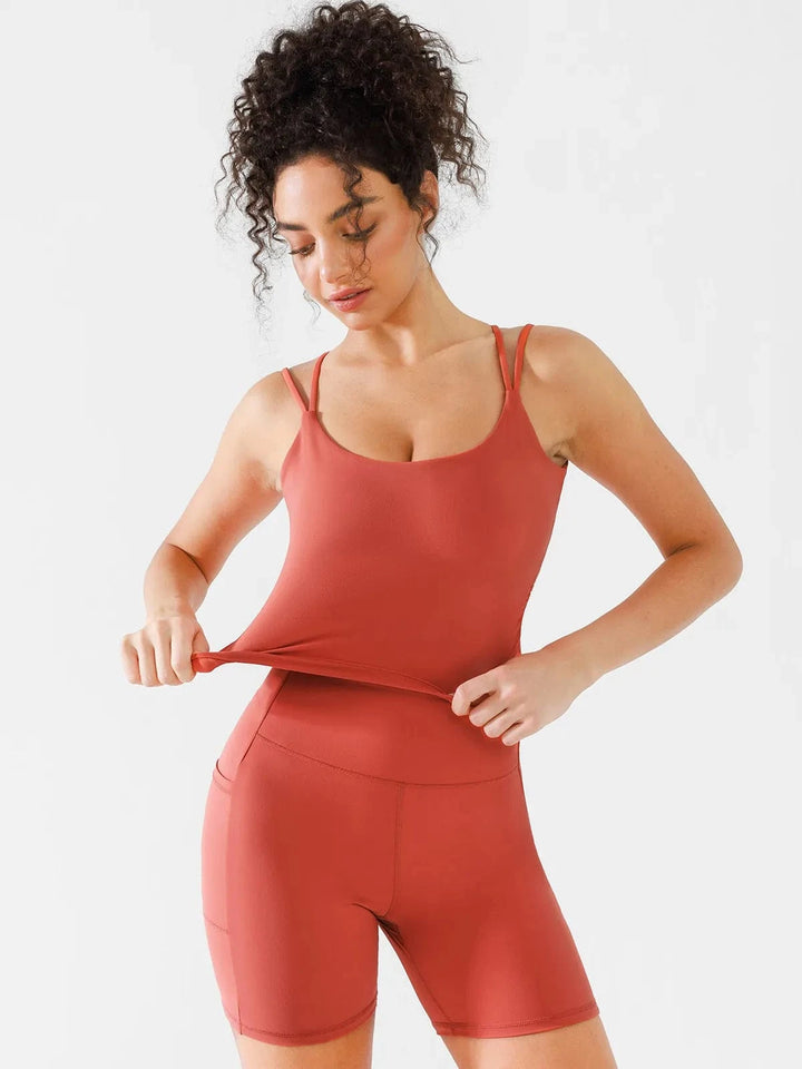 BRXL® Open Back Strappy Criss Cross Sports Bra