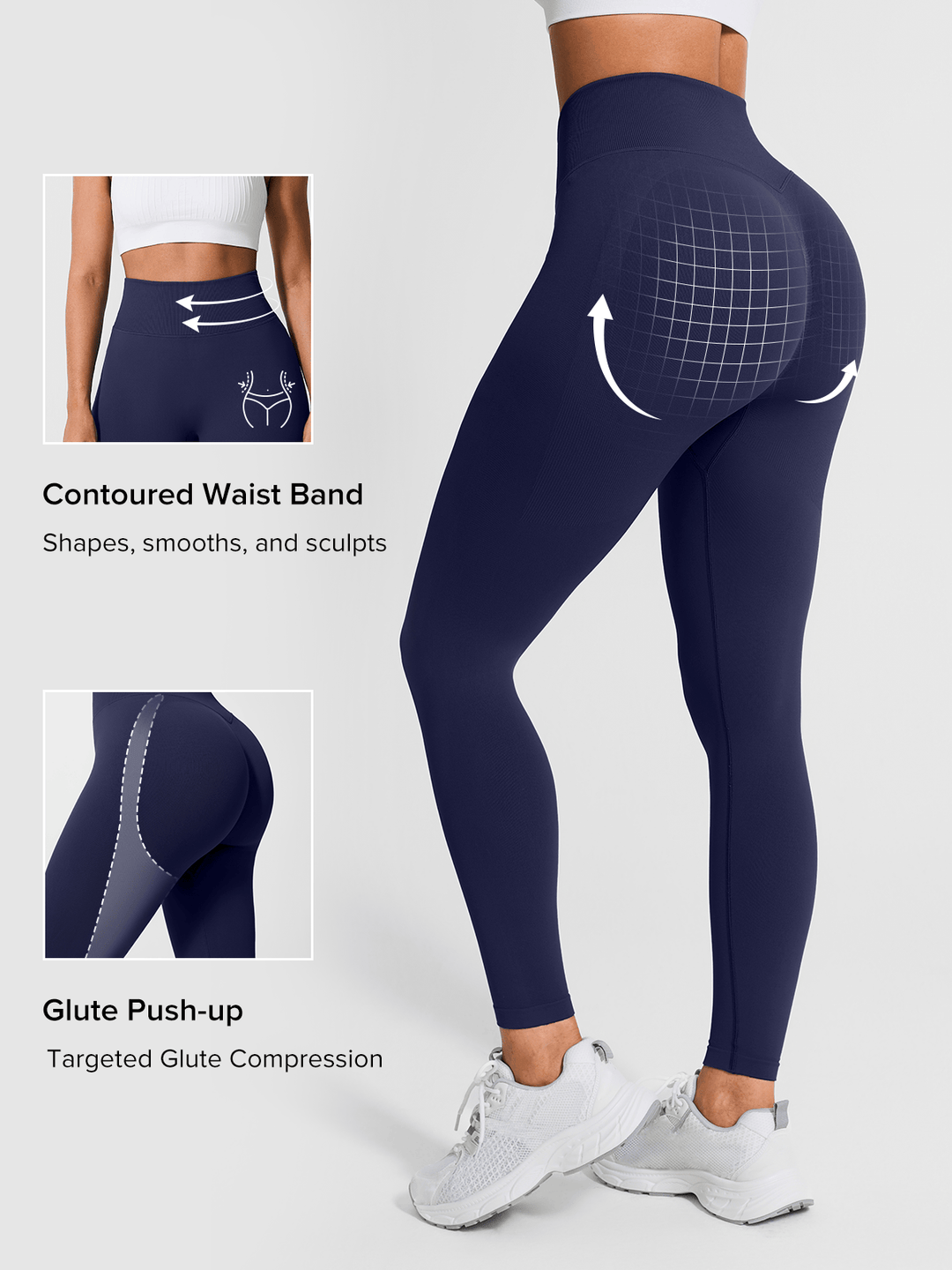 Scrunch Butt Lifting Tummy Control High Waist Workout Leggings
