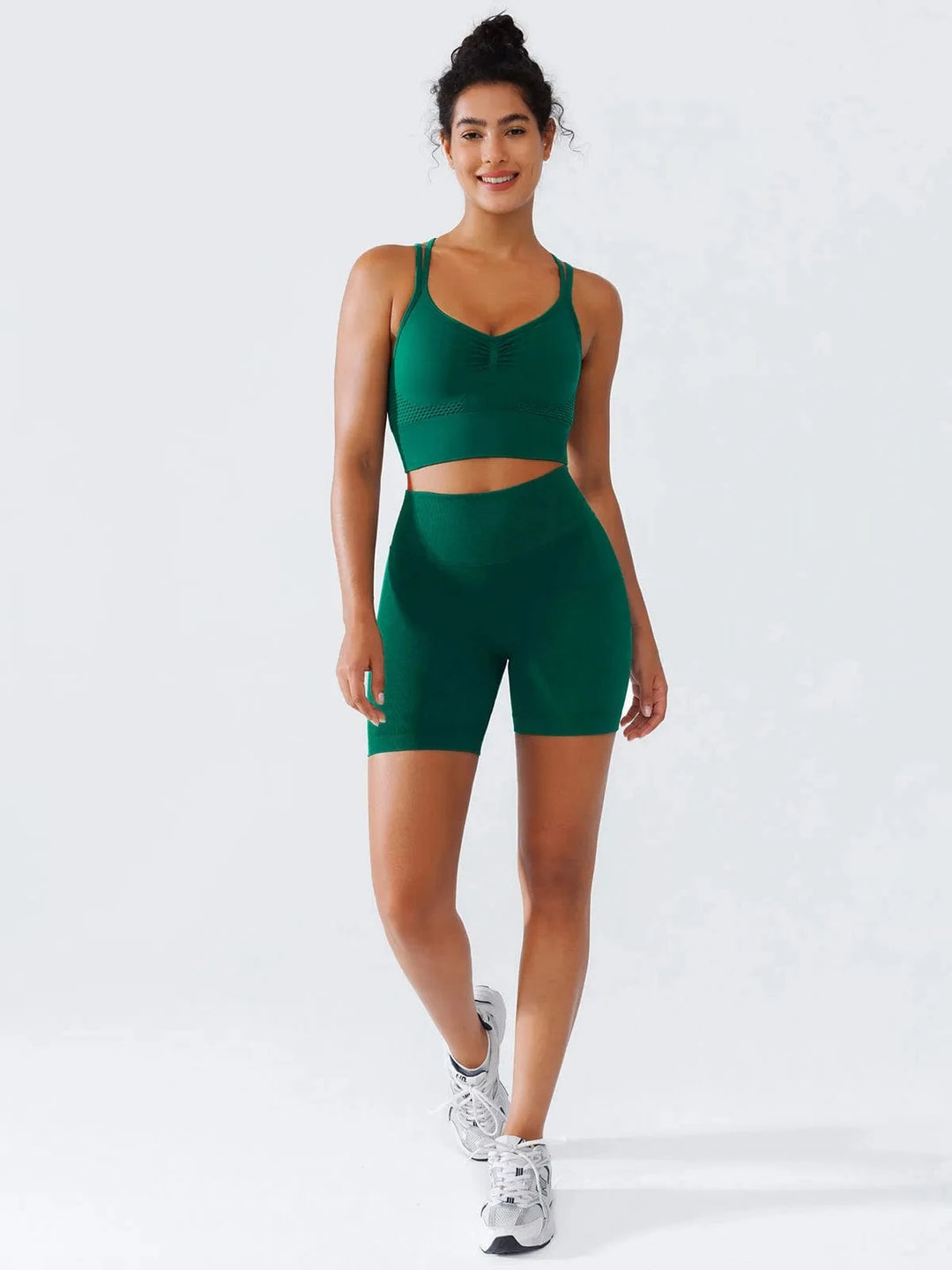 BRXL® Seamless Criss Cross Spaghetti Racerback Sports Bra