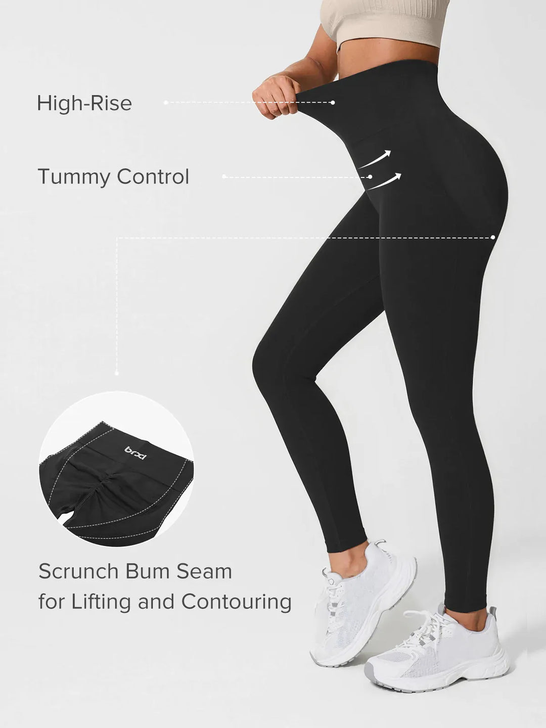 Seamless High Waisted Butt-Lifting Leggings