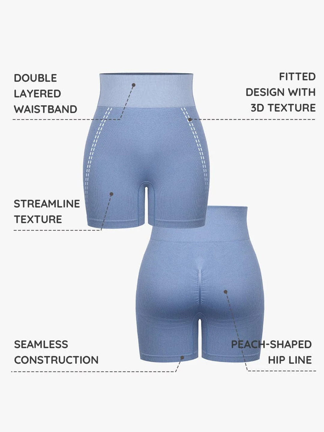Seamless High-Waisted Scrunch Butt Yoga Shorts