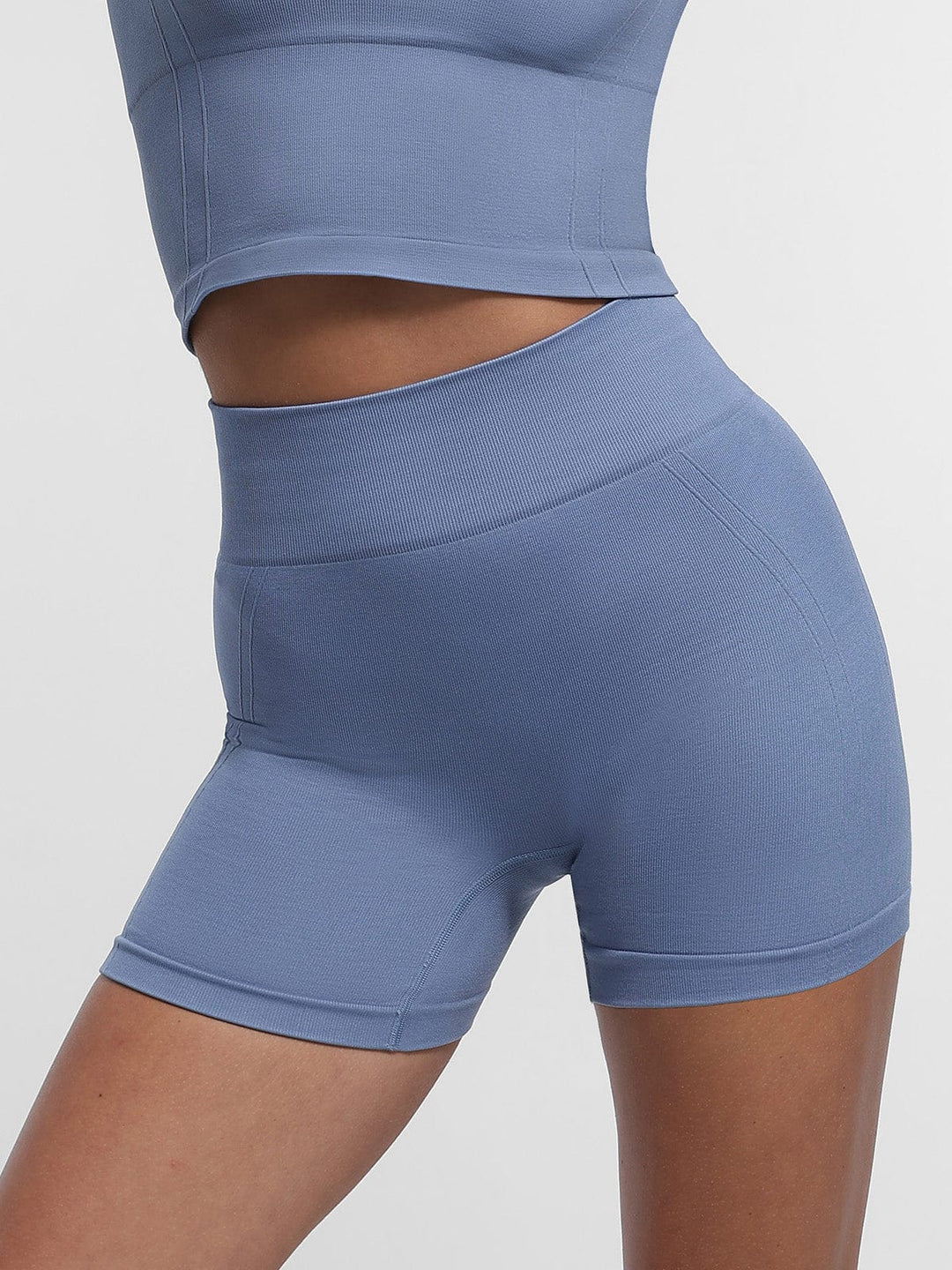 Seamless High-Waisted Scrunch Butt Yoga Shorts