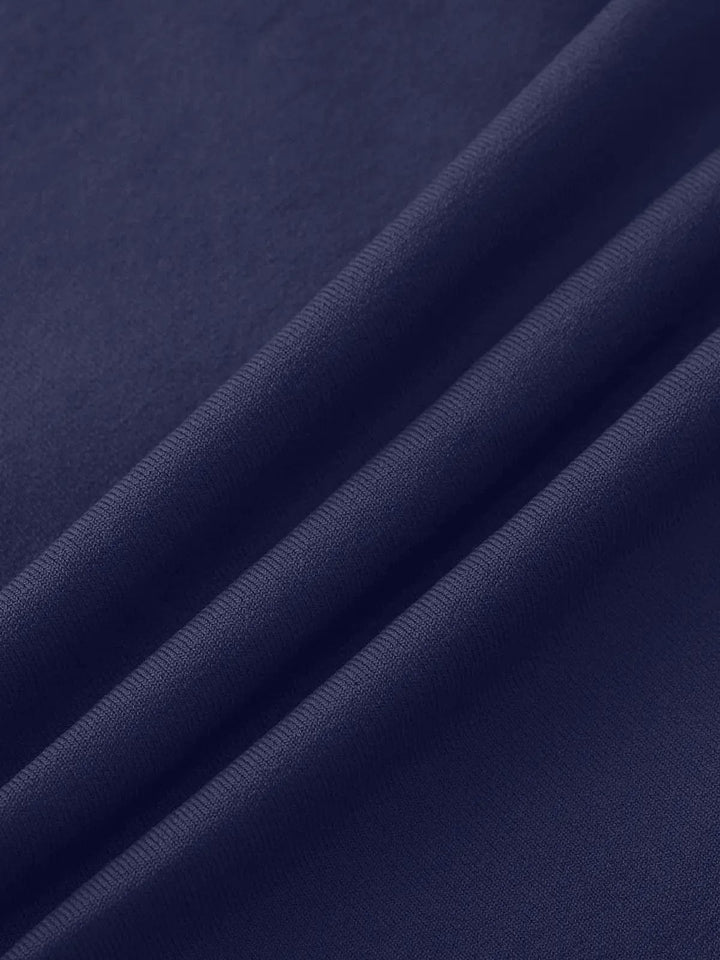 A model wearing a BRXL® Seamless High Waisted Tummy Control Butt-Lifting Leggings,Half Front Zipper Activewear Cropped Top in