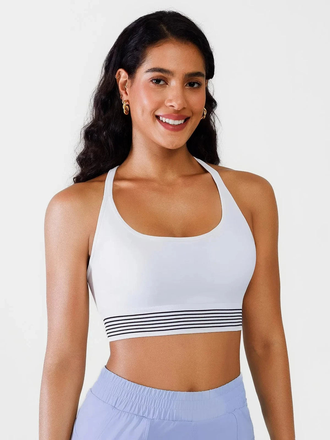 BRXL® Seamless Low Impact Strappy Cross Back Bra