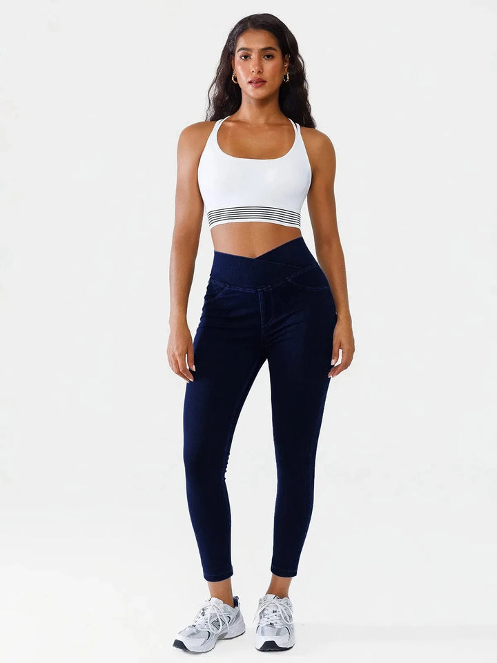 BRXL® Seamless Low Impact Strappy Cross Back Bra