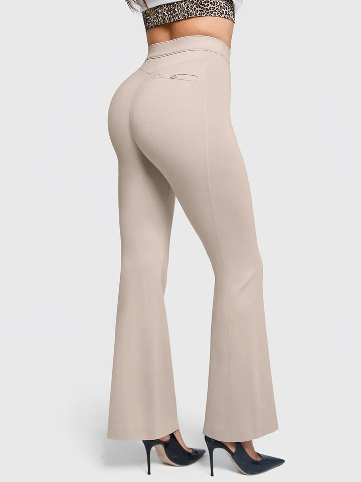 Shapewear Freedom Tummy Control Ponte Flare-Leg Pants