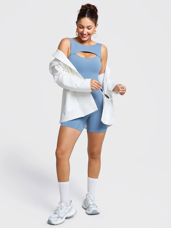 Shapewear Seamless Tummy Control Cut-Out Romper