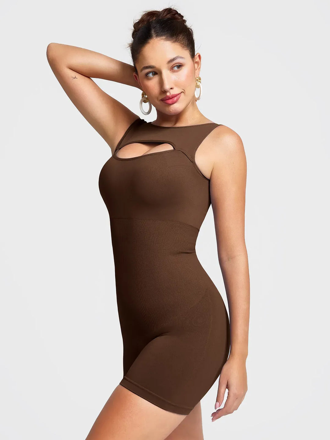 Shapewear Seamless Tummy Control Cut-Out Romper