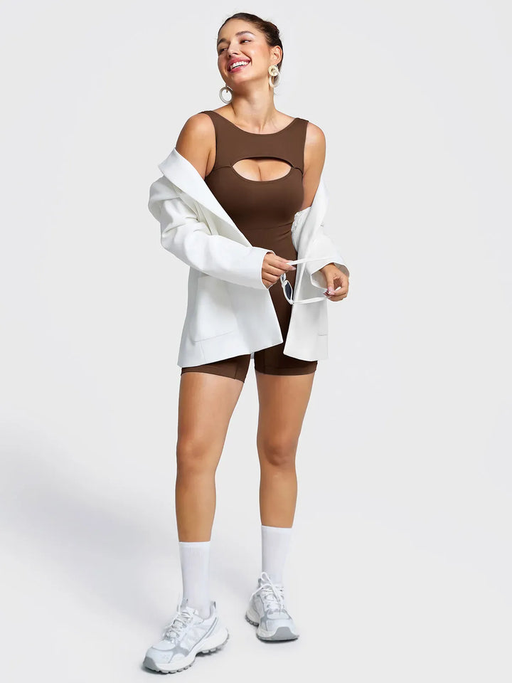 Shapewear Seamless Tummy Control Cut-Out Romper