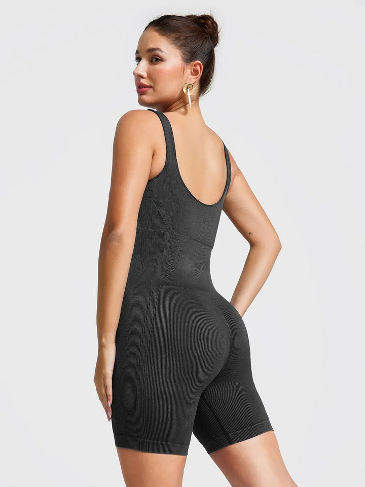 Shapewear Square Neck Tank Romper