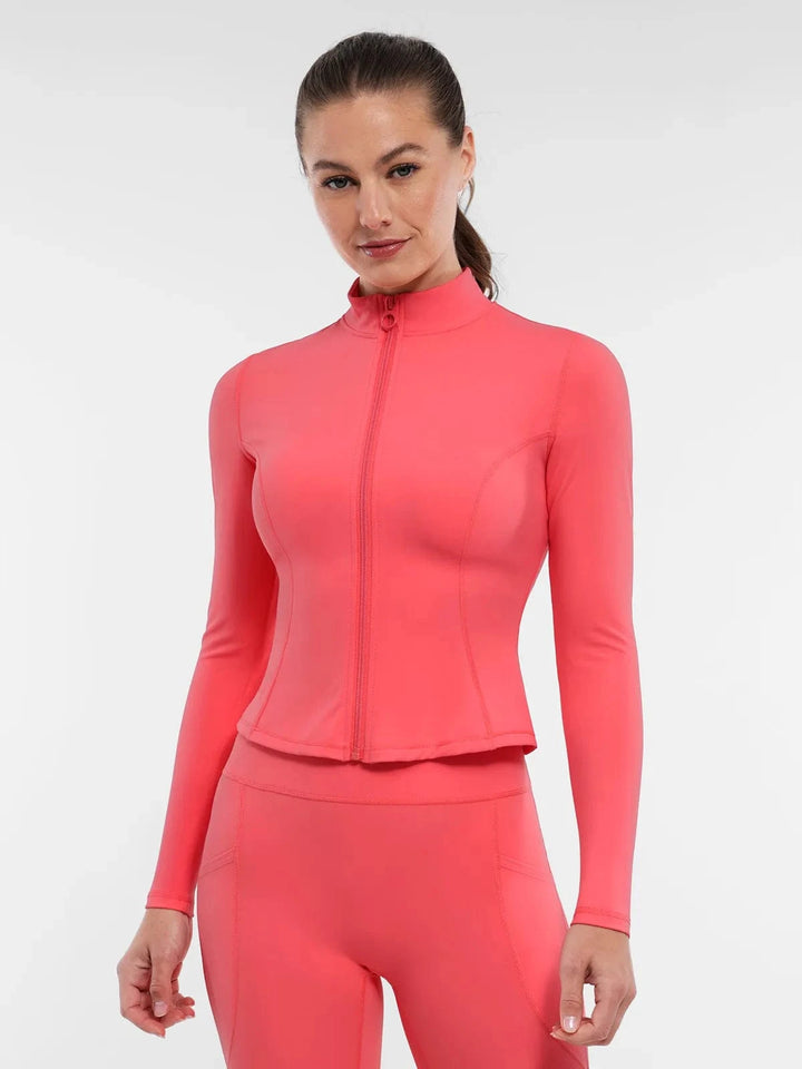 BRXL® Slim Form Zip Front Jacket Sculpted Leggings Set