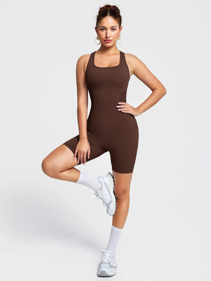 Slimming Racerback Tummy Control Romper