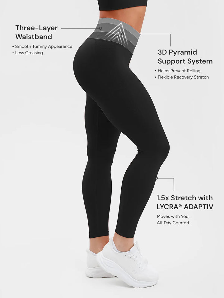 STAYLAT™ No-Roll Waistband Seamless Tummy Control Leggings Gen 3