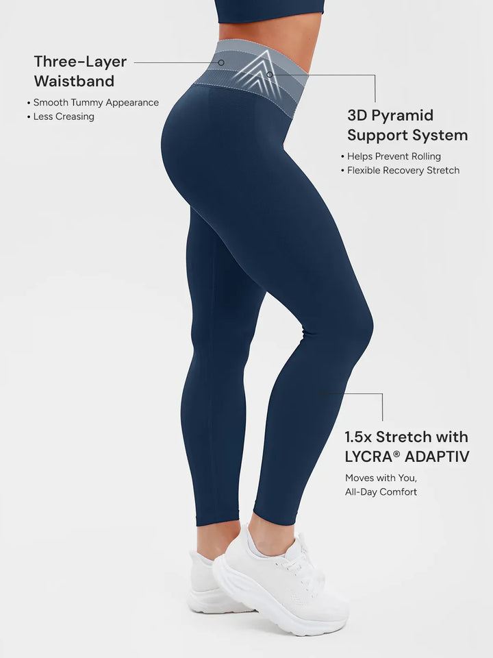 STAYLAT™ No-Roll Waistband Seamless Tummy Control Leggings Gen 3
