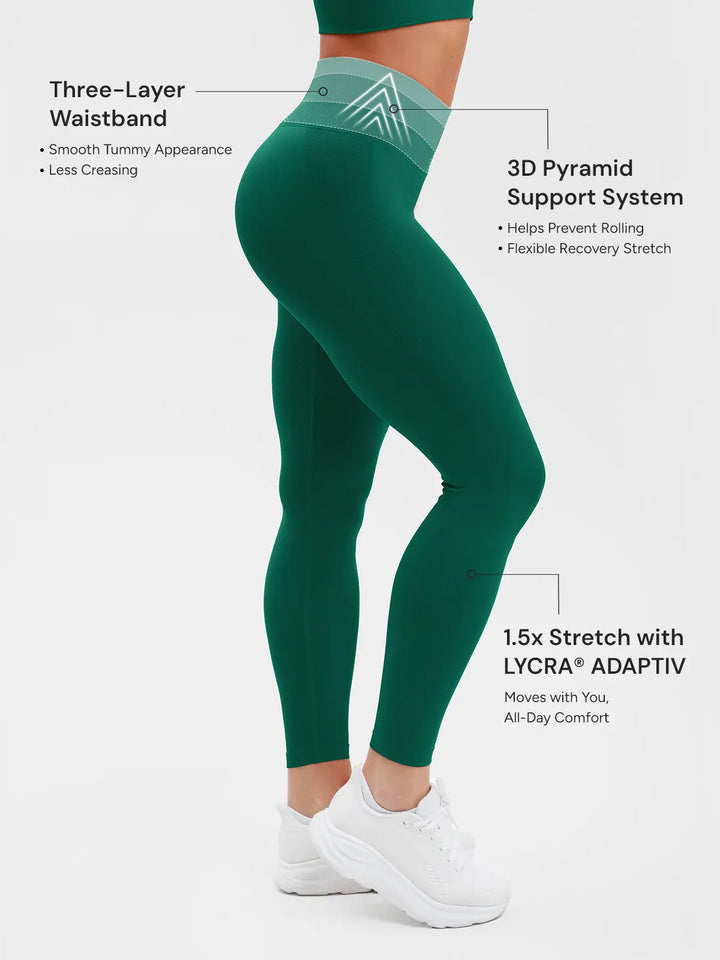STAYLAT™ No-Roll Waistband Seamless Tummy Control Leggings Gen 3