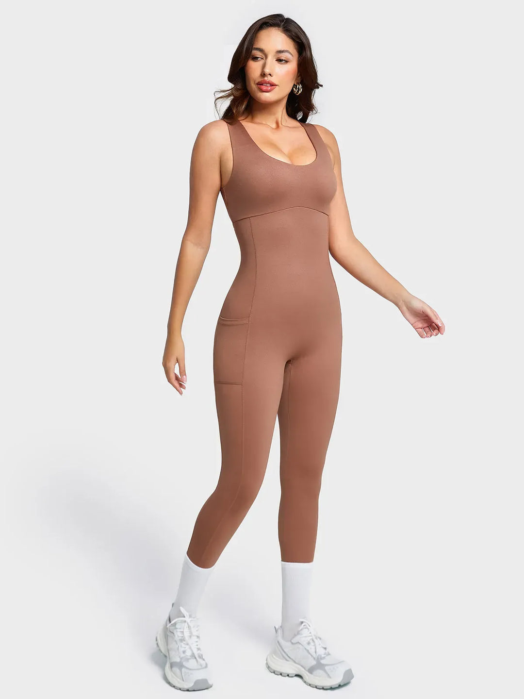 The Shapewear Jumpsuit U-Neck One Piece Thigh Slimming
