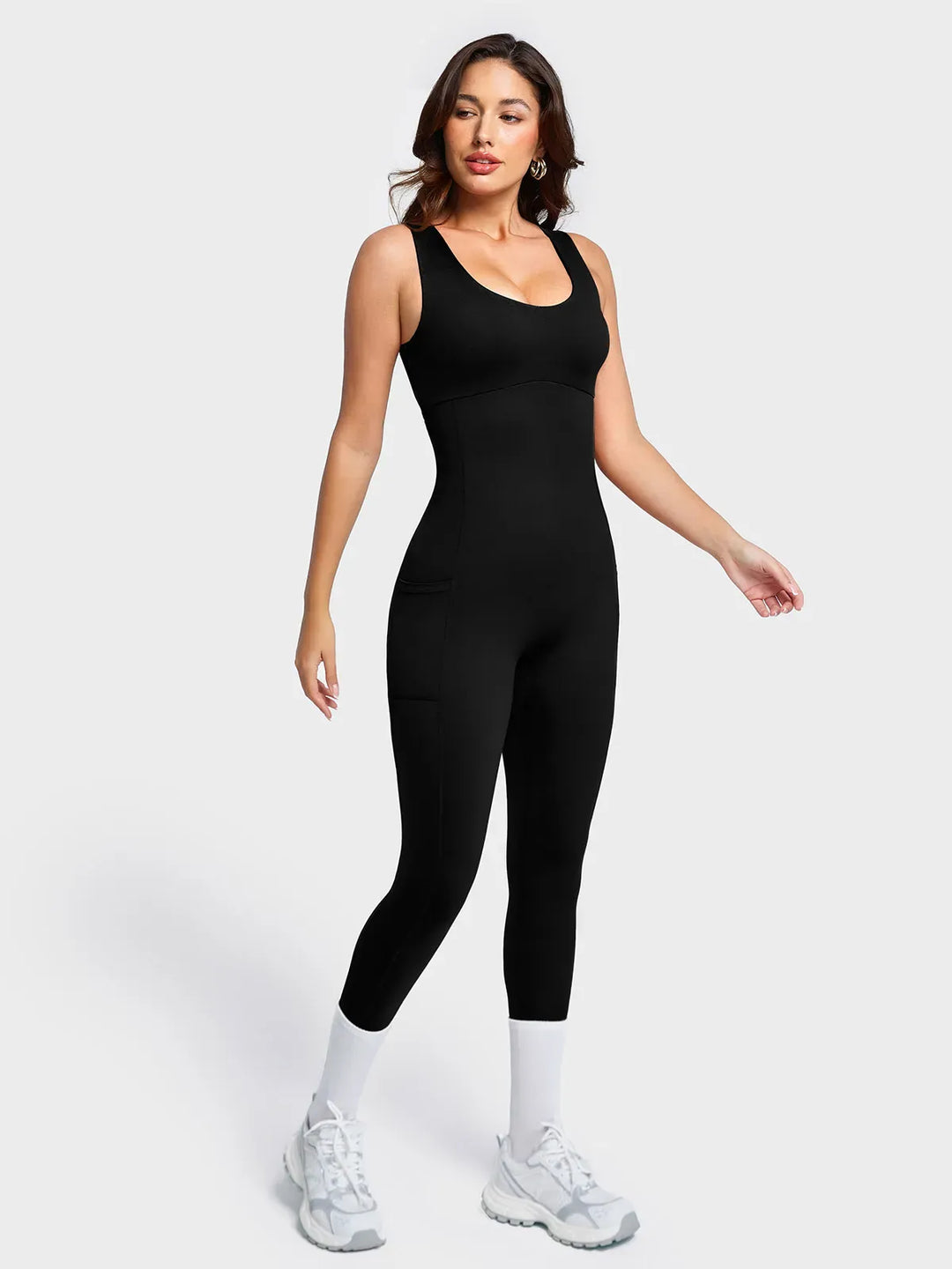 The Shapewear Jumpsuit U-Neck One Piece Thigh Slimming