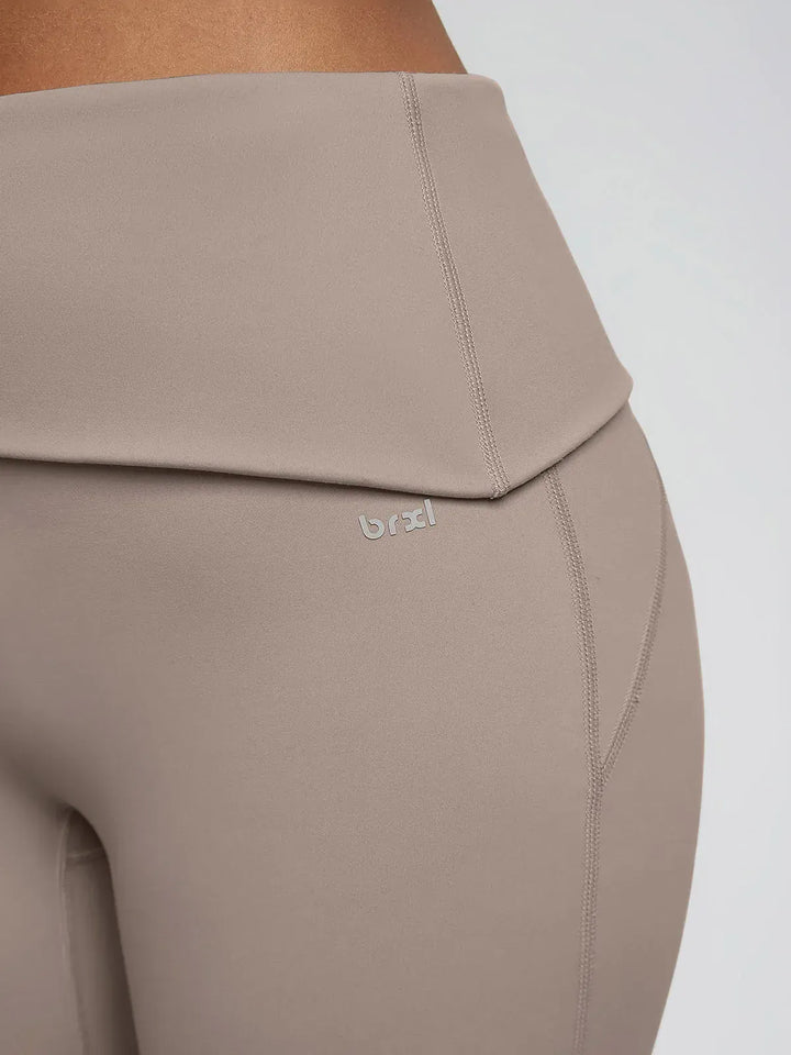 Tummy Control Adjustable Foldover Flare Leggings