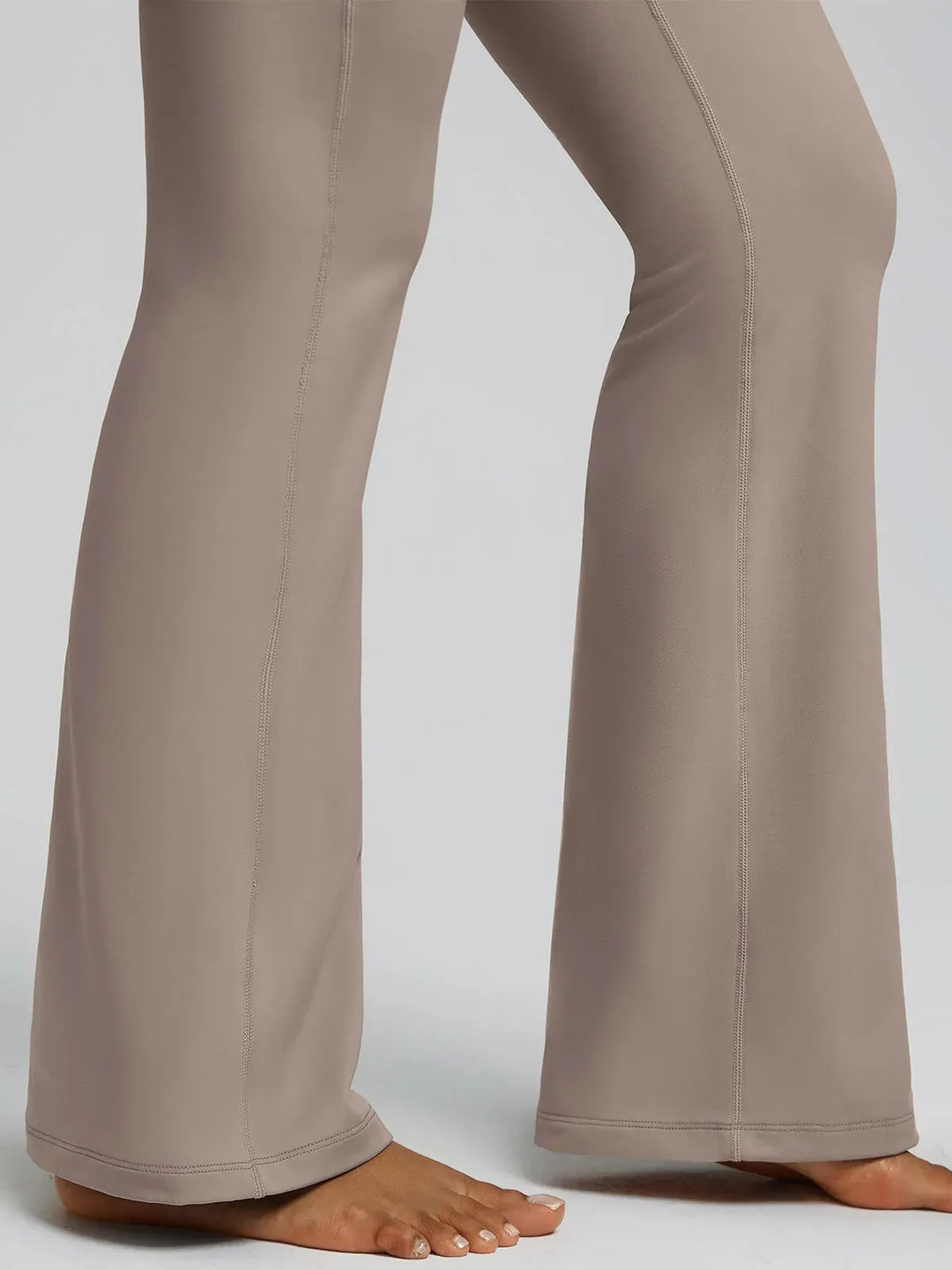 Tummy Control Adjustable Foldover Flare Leggings