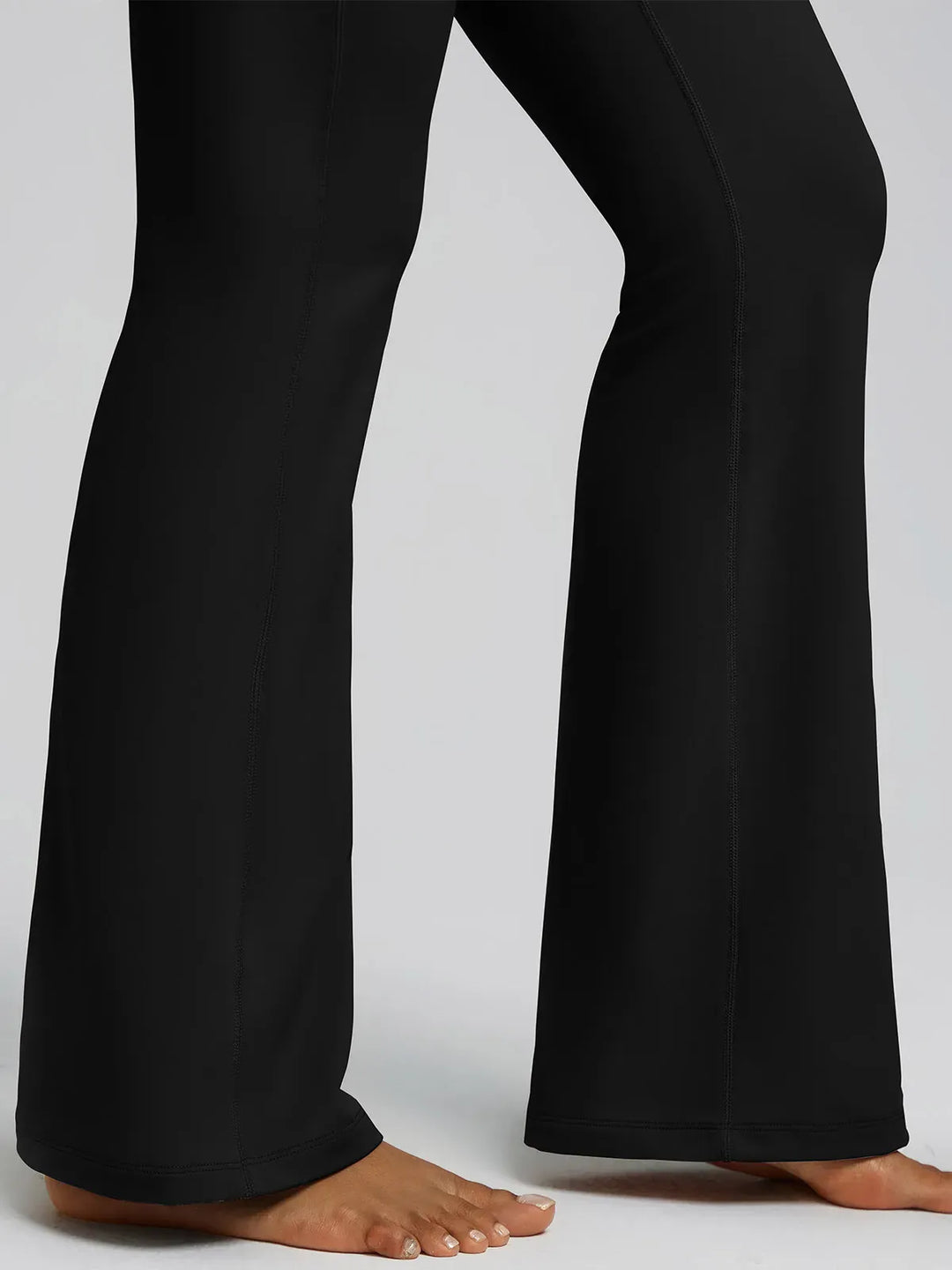 Tummy Control Adjustable Foldover Flare Leggings