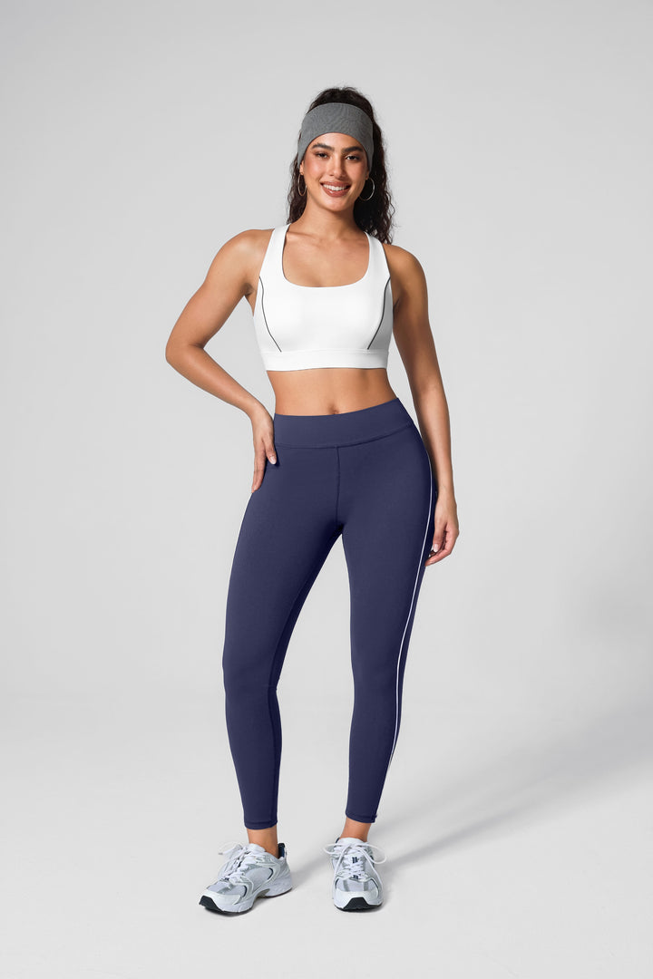 Wide Strap Yoga-Friendly Sports Bra