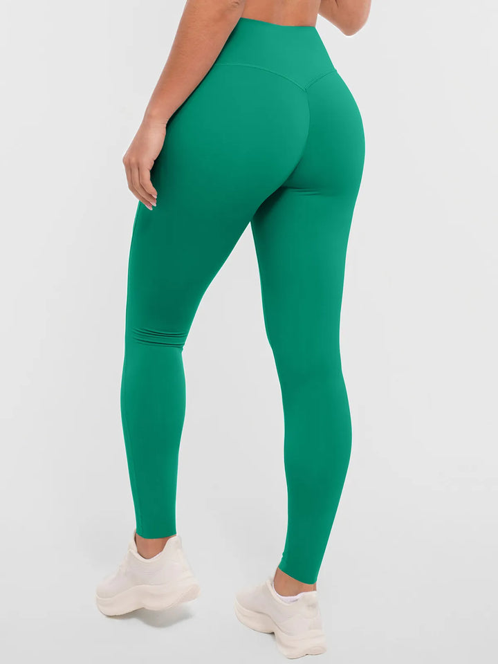 BRXL Green Sports Bra Sculpted Shorts Sculpted Leggings Set