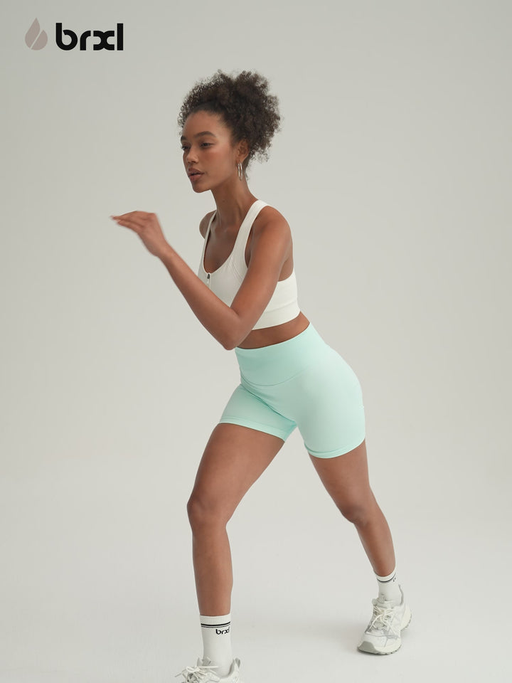 BrxlGrit™ Seamless Tummy Control High Waist Butt Lifting Workout Shorts 4.5"